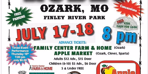 Ozark Boosters Club 71st Annual Pro Rodeo