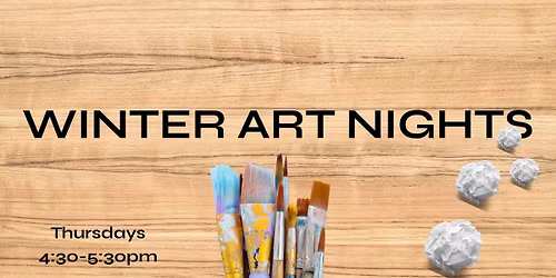 Winter Art Nights: Paper Snowball Art