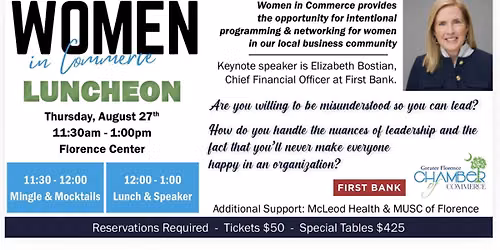 Women In Commerce Luncheon 2026