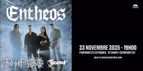 Entheos + Fallujah + The Zenith Passage + Tracheotomy | Montr\u00e9al