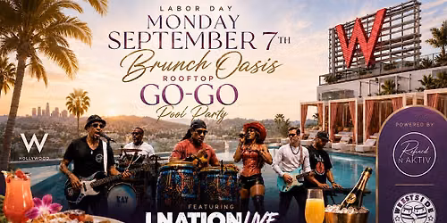 Brunch Oasis - Labor Day Go-Go + Rooftop Brunch