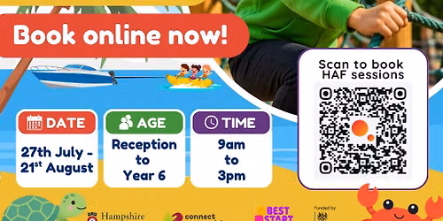 Free Holiday Activities and Food Holiday Club Week 3