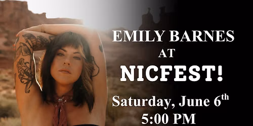 Emily Barnes at NIC Fest 2026!