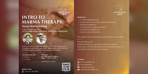 Introduction to Marma Therapy
