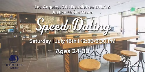 Speed Dating + Singles Mixer | Ages 24-30 | DoubleTree DTLA