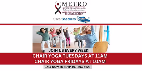 Chair Yoga for Seniors with MetroHealth of East Orlando