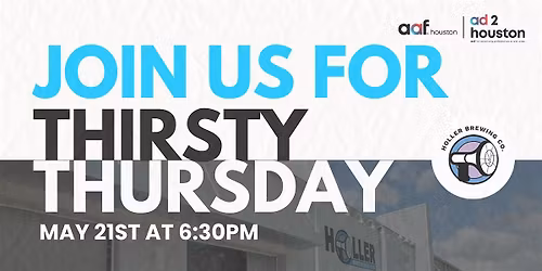 Thirsty Thursday Coming May 21!