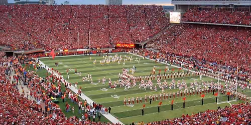 Indiana Hoosiers at Nebraska Cornhuskers Football at Nebraska Memorial Stadium