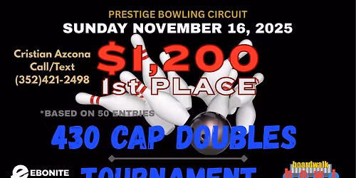 430 capped doubles at boardwalk bowl