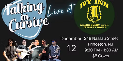 TIC Live at the Ivy Inn!