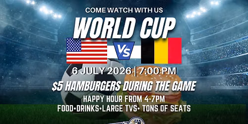 World Cup Watch Party at Puck's | $5 Burger Night