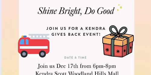 KENDRA GIVES BACK FUNDRAISER
