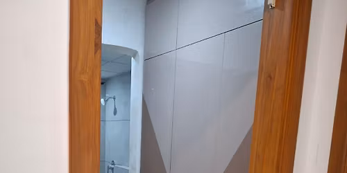 Folding Study Table with Two Storage Cabinets