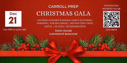 Carroll Prep Christmas Gala | Soho House Bangkok