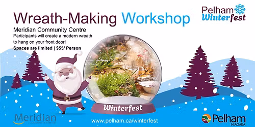 Wreath Workshop at the Meridian Community Centre