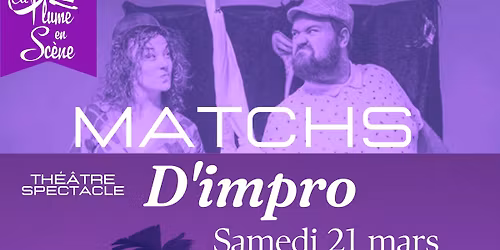 SPECTACLE D'IMPROVISATION THEATRALE - MATCH D'IMPRO