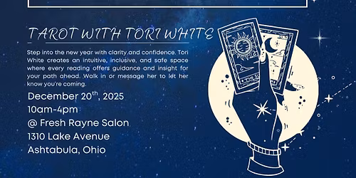 Tarot With Tori White Pop Up