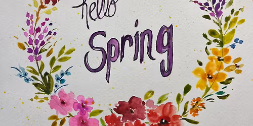 Hello Spring Watercolor Project