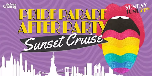 PRIDE Parade After Party Sunset Cruise NYC | Be Free, Be You!