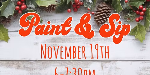 Paint & Sip- Holiday Doormats