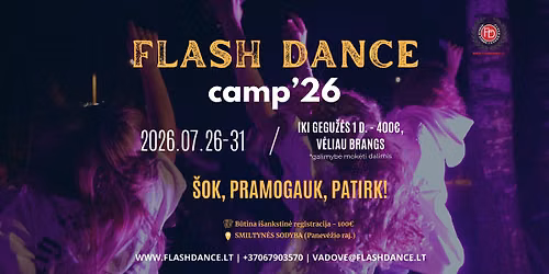 FLASH DANCE CAMP'26