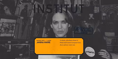 INSTITUT 010 | vintage vinyl | JANINA MARIE