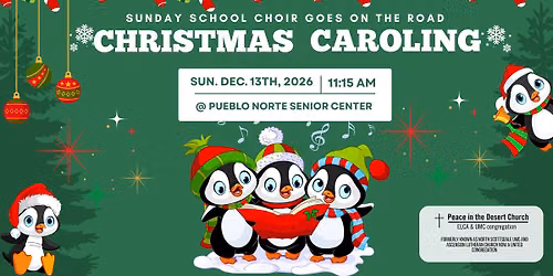 Sunday School Caroling @PNSC
