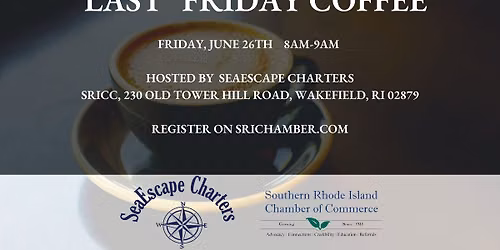 LAST Friday Coffee hosted by SeaEscape Charters