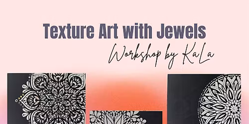 PAINT & Texture Art With Jewels