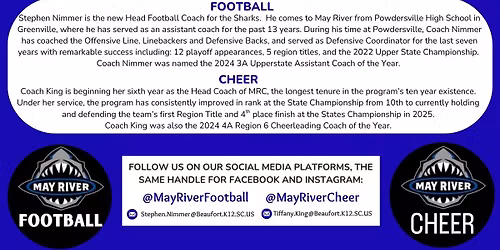 May River Football and Cheer Meet-The-Team Night