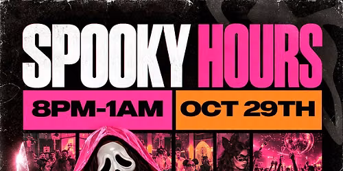 Spooky Hours at Flair Lounge x Upper Room 8pm-1am