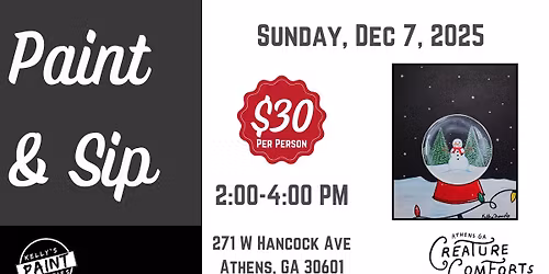 Paint & Sip at Creature Comforts