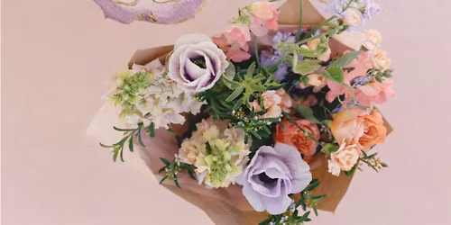 Hand-Tied Flower Arranging + Floral Sourdough Scoring