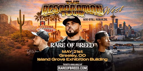 Rare of Breed LIVE in Greeley, CO at Island Grove Exhibition Building