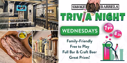 Trivia Night at Smoke & Barrels