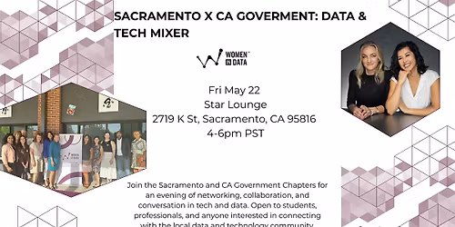 Sacramento X CA Government: Data & Tech Mixer