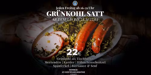 Gr\u00fcnkohl Satt ALL YOU CAN EAT Tischbuffet