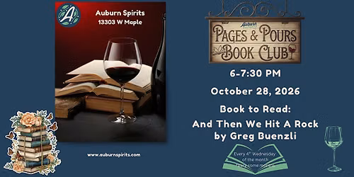 Pages and Pours Auburn Book Club