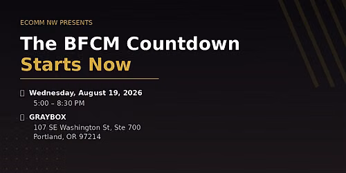 The BFCM Countdown Starts Now