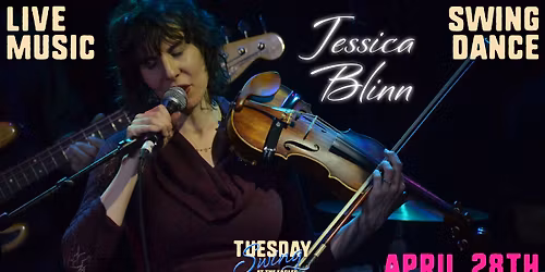 LIVE Music Swing Night! The Jessica Blinn Quartet - no partner needed