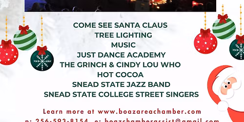 Boaz Christmas Parade and Christmas under the Stars 2025