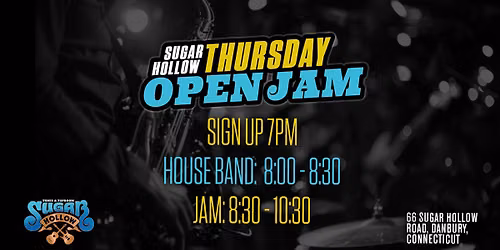 Thursday Open Jam with Sweet n Low