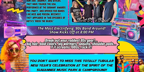 \ud83e\udea9 New Year's Eve Celebration at Suwannee