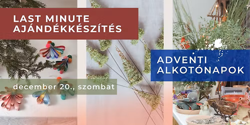 Last Minute k\u00e9zzel k\u00e9sz\u00edtett aj\u00e1nd\u00e9kok \u2013 \u00dcnnepi Kreat\u00edv Workshopok