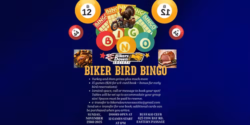 Biker Bird Bingo