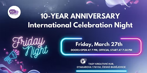 ECC-speaking club 10-year anniversary. INTERNATIONAL CELEBRATION NIGHT