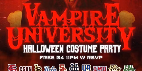 VAMPIRE UNIVERSITY COSTUME PARTY \ud83e\udddb