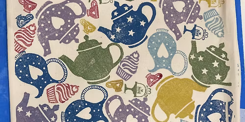 Introduction to Block Printing 5 week Evening Course - ev 2 wks