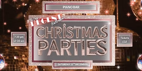 Sold Out Piano Bar Christmas Party Saturday 13th December