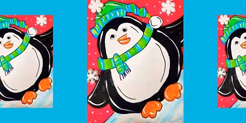 "Festive Penguin" In-Studio Paint Party!